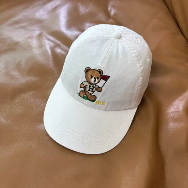 [BUNJANG] Hysteric Glamour 6-Panel Bear Cap White / 히스테릭글래머 6패널 볼캡 모자 베어 화이트