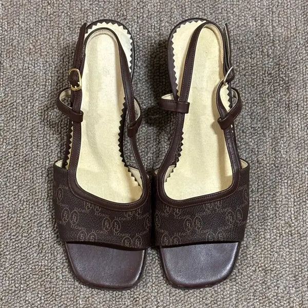 [BUNJANG] El Canto Women's Sandals Brown 230 / 여성 엘칸토 샌들 230 착샷