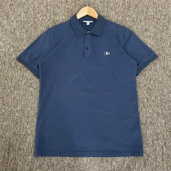 [BUNJANG] Lacoste Navy Short Sleeve Polo Shirt L / 라코스테 네이비 반팔 카라티 L