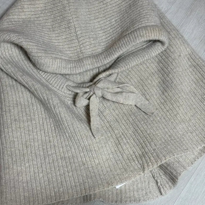 [BUNJANG] Knit Balaclava - Beige / 바라클라바