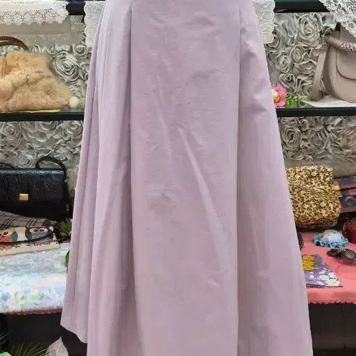 [BUNJANG] Uniqlo Women's Creased Wide-Leg Long Skirt (Size 55) / 유니클로 바스락 핀턱 롱스커트 (55)