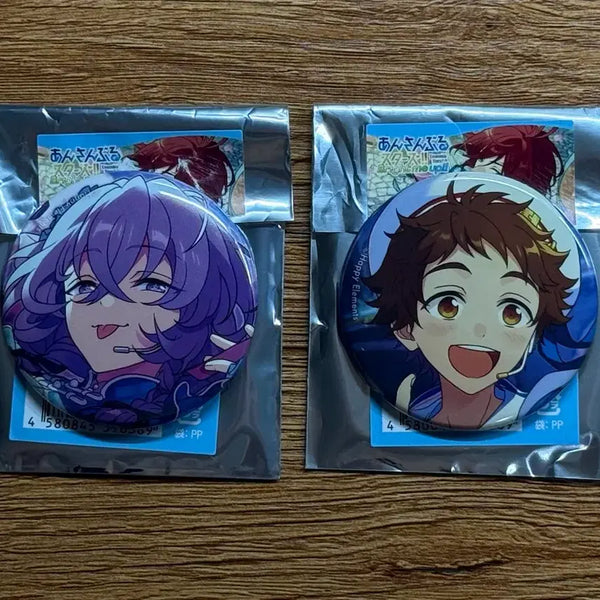 [BUNJANG] Ensemble Stars! Ibara Saegusa & Mitsuru Tenma Espoir Rabbits Can Badge Bundle Set / 일괄 판매 앙스타 이베코레 캔뱃지 유메 미츠루 에스프리 라빗츠