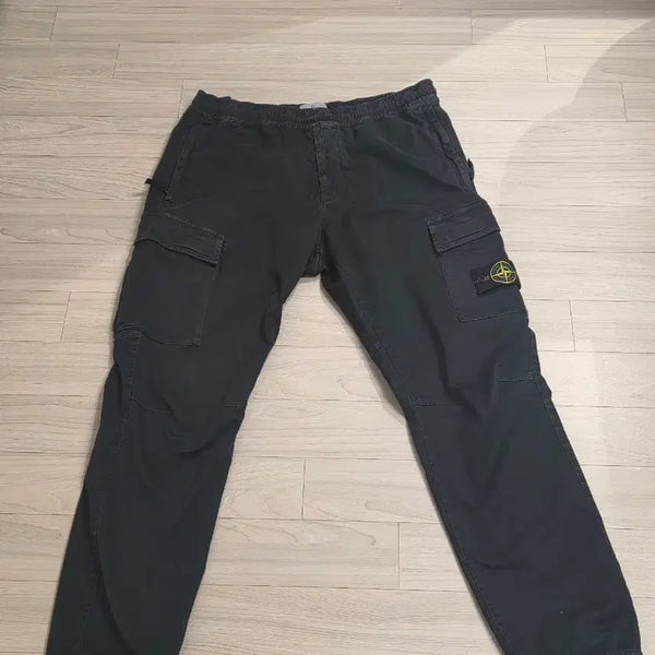 [BUNJANG] Stone Island Cargo Jogger Pants Black W36 / 스톤 아일랜드 조거 팬츠 블랙 W36