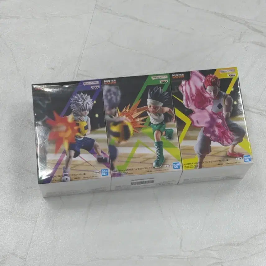 [BUNJANG] Hunter x Hunter 3-Figure Set (Gon, Killua, Chrollo) / 헌터x헌터 피규어 3종 세트