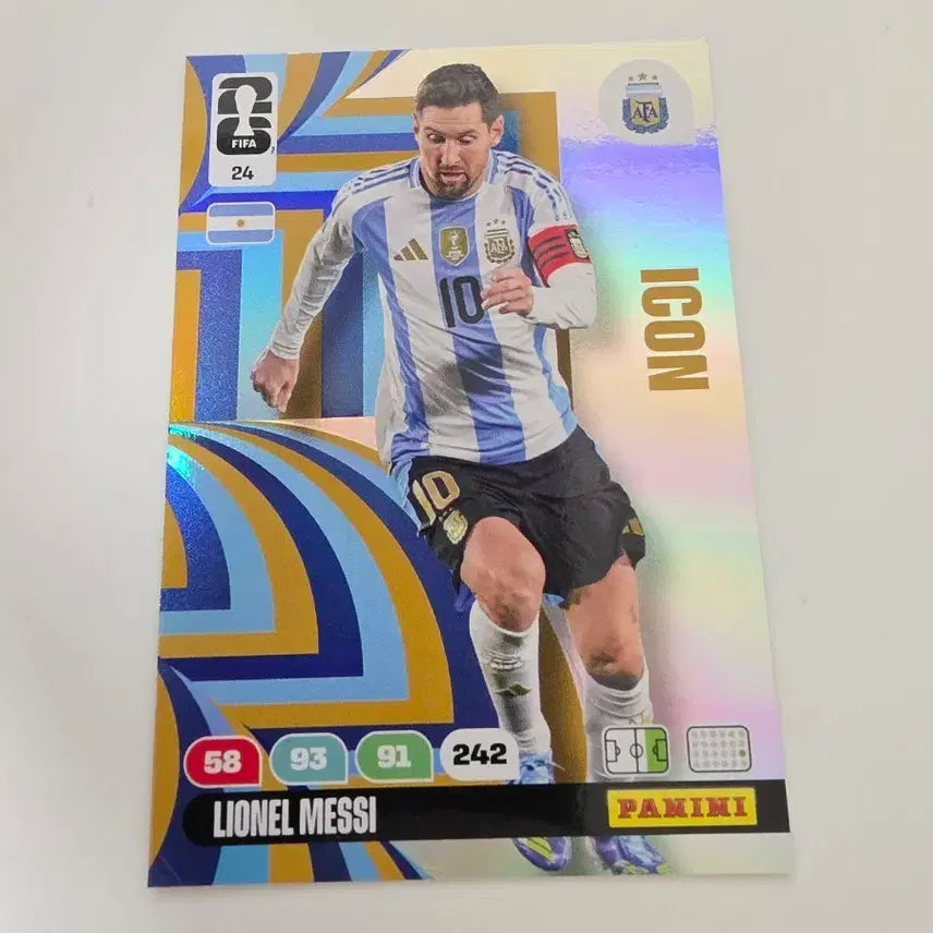 [BUNJANG] Panini 2026 World Cup Icons Lionel Messi Card / 파니니 2026월드컵 아이콘 리오넬 메시 카드