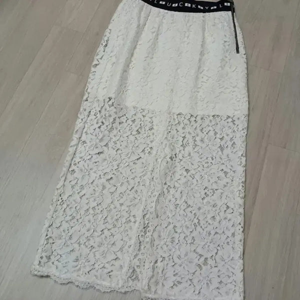 [BUNJANG] Lucky Chouette Lace Skirt / 럭키슈에뜨 레이스치마