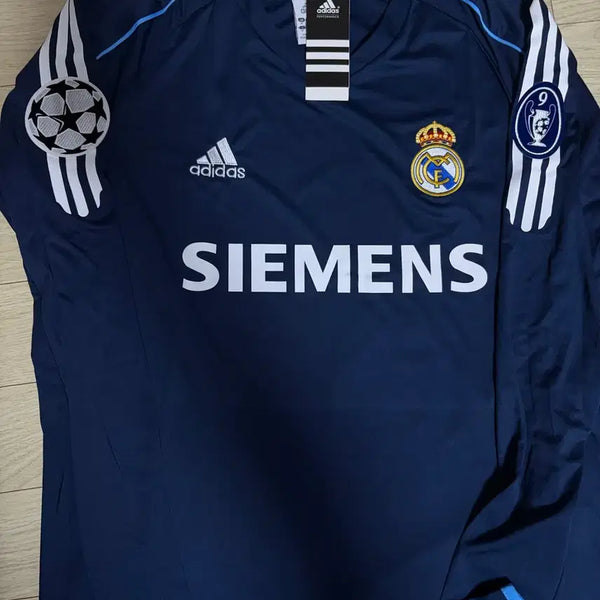 [BUNJANG] Vintage Retro Real Madrid Long Sleeve Jersey / 빈티지 레트로 레알마드리드 유니폼 긴팔