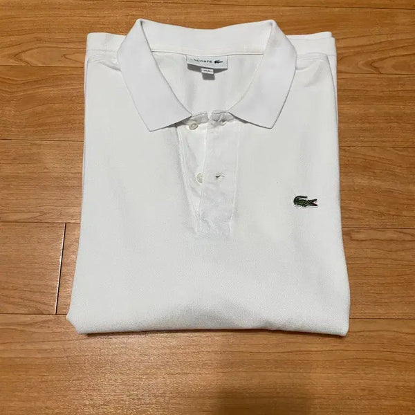 [BUNJANG] Lacoste White Pique Polo Shirt XL / (xl) 라코스테 카라티 화이트