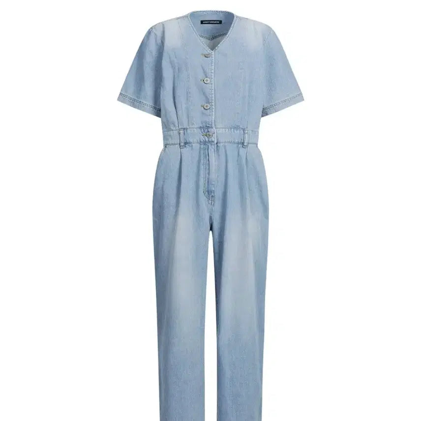 [BUNJANG] Lucky Chouette Denim Jumpsuit / 럭키슈에뜨 데님점프수트
