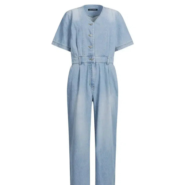 [BUNJANG] Lucky Chouette Denim Jumpsuit / 럭키슈에뜨 데님점프수트