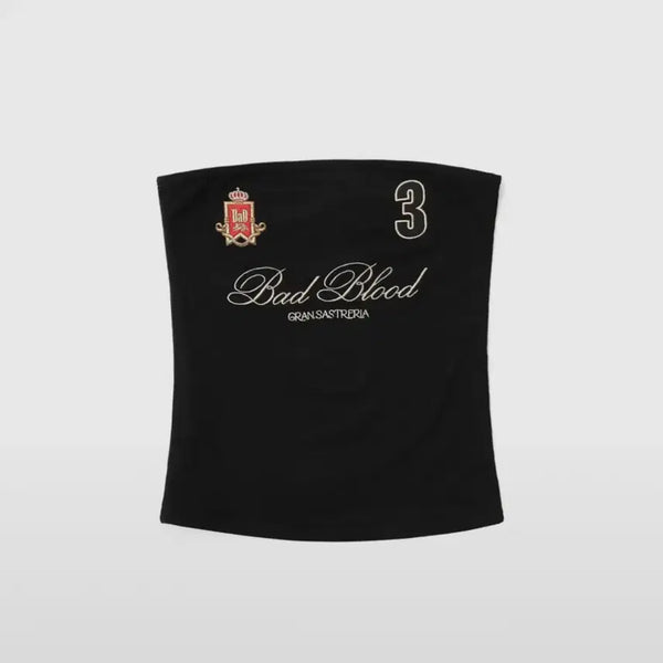 [BUNJANG] Bad Blood Classic Logo Tube Top / 배드블러드 클래식 로고 튜브탑