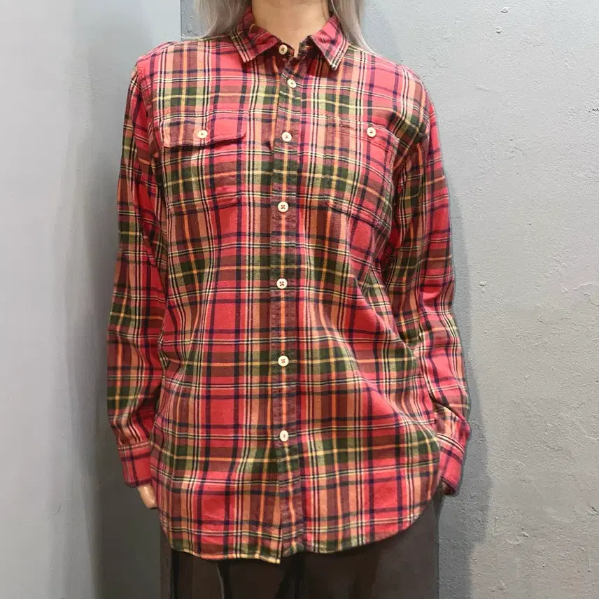 [BUNJANG] Polo Ralph Lauren Red Check Shirt / 폴로랄프로렌 레드 체크 셔츠