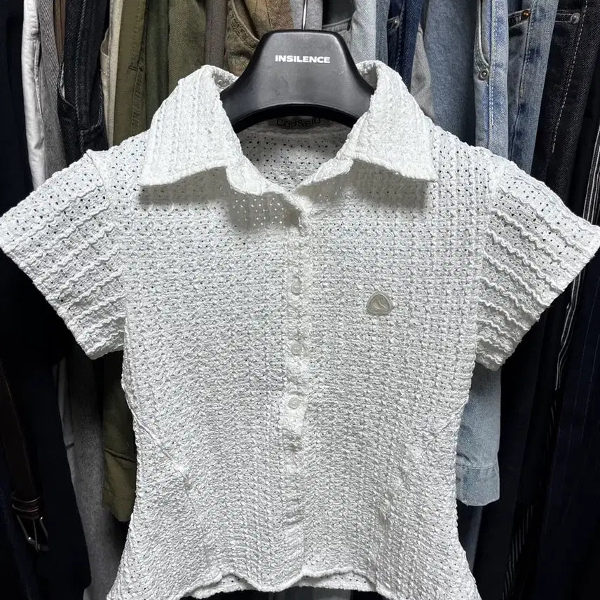 [BUNJANG] Koiseio Knit Short Sleeve T-Shirt / 코이세이오 니트 반팔
