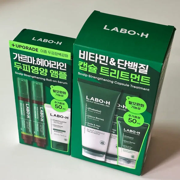 [BUNJANG] Labo.H Anti-Hair Loss Ampoule & Treatment Set / 라보에이치 탈모완화 앰플 + 트리트먼트 (개별가능)