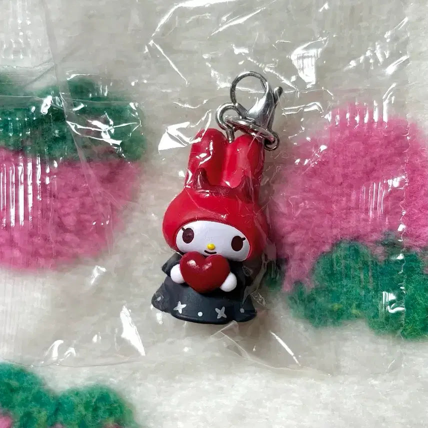 [BUNJANG] Sanrio Little Devil My Melody Gacha Keyring / 산리오 하트의 소악마 마이멜로디 가챠 키링 양도