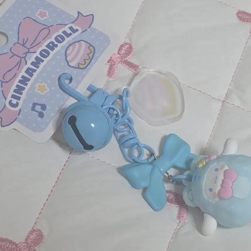 [BUNJANG] Sanrio Cinnamoroll Ottogi Keyring / 산리오 시나모롤 오뚜기 키링
