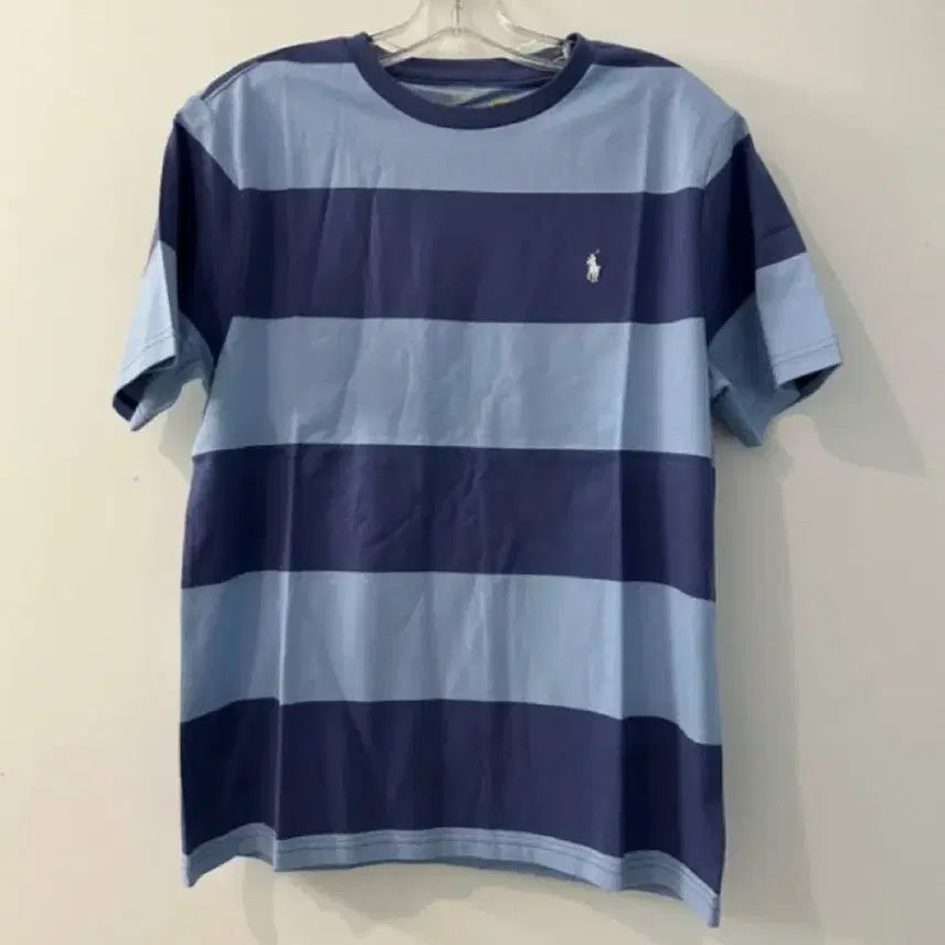 [BUNJANG] Polo Ralph Lauren Striped Short Sleeve T-Shirt Blue / 새상품) 폴로 랄프로렌 스트라이프 반팔티 L 블루