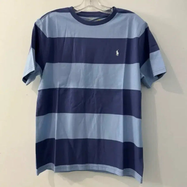 [BUNJANG] Polo Ralph Lauren Striped Short Sleeve T-Shirt Blue / 새상품) 폴로 랄프로렌 스트라이프 반팔티 L 블루