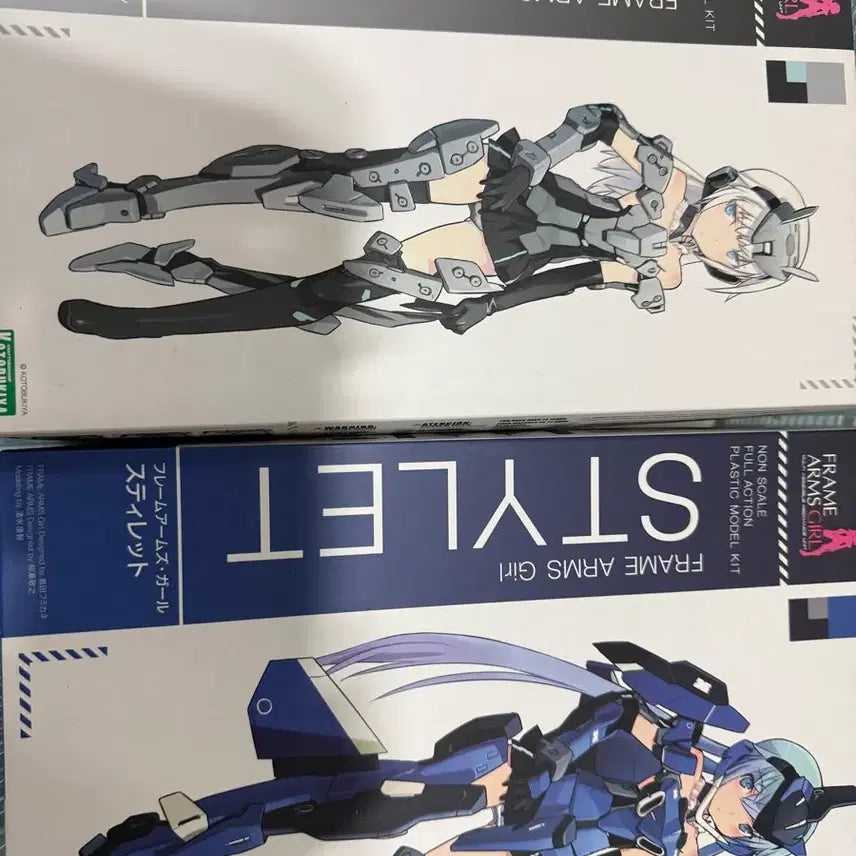 [BUNJANG] Frame Arms Girl Architect & Styllet Plastic Model Kit Bundle / 프레임암즈걸 아키텍트 / 스타일렛 플라스틱 모델 키트