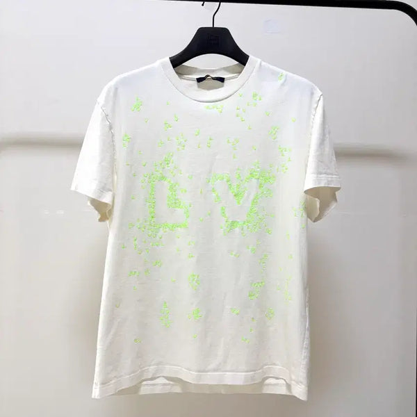 [BUNJANG] Louis Vuitton Lv Spread Short Sleeve T-Shirt L / 루이비통 Lv 스프레드 반팔 L [백화점판]