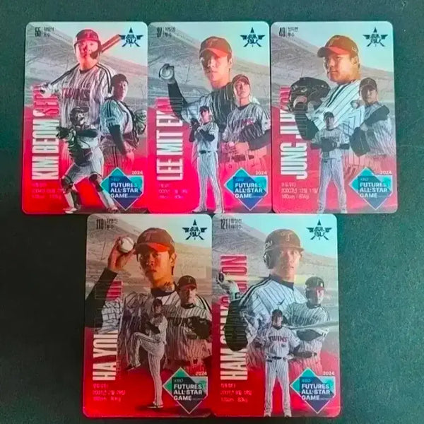 [BUNJANG] LG Twins 2024 Futures All-Star 5-Member Photocard Set / (일괄금액,개별가능)LG '24년 올스타(퓨처스)5인 포카'