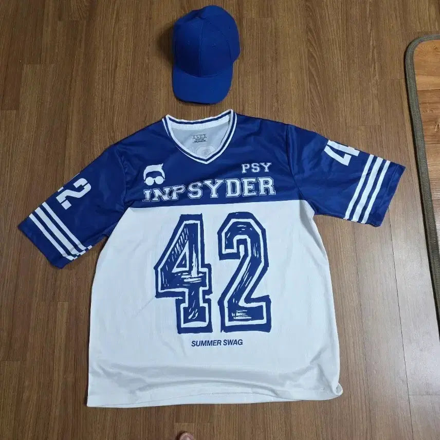 [BUNJANG] Psy Summer Swag Concert T-Shirt & Hat Set XL / 싸이 흠뻑쇼 티셔츠