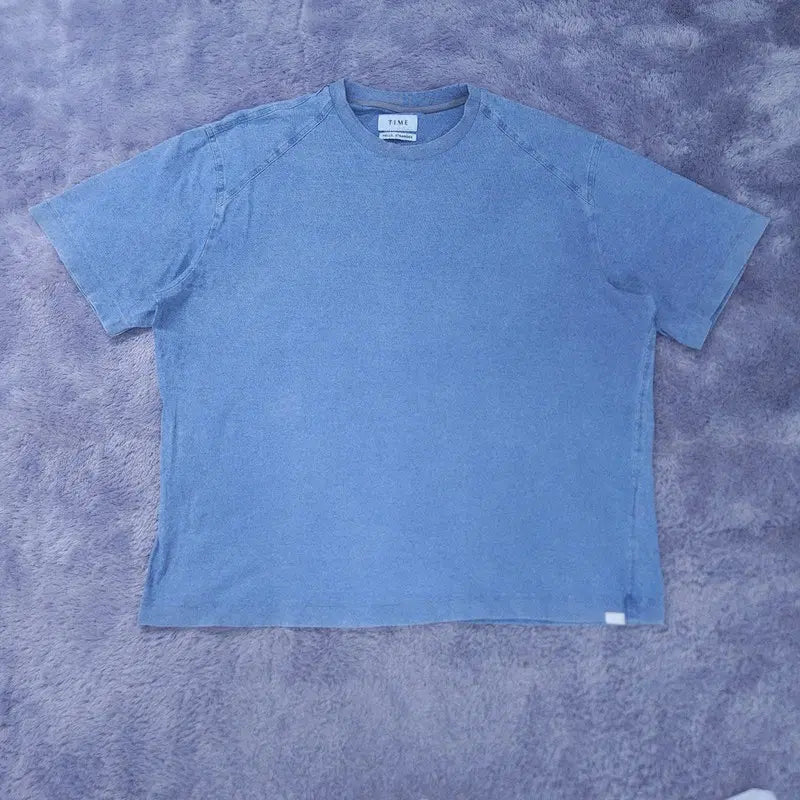 [BUNJANG] TIME Square Neck Short Sleeve T-Shirt / 110 25ss 타임 반팔 티 | 0615A17