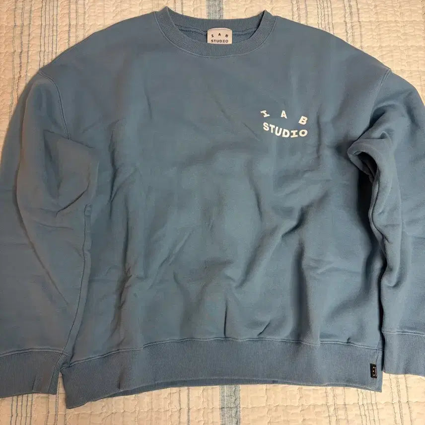 [BUNJANG] IAB Studio Sweatshirt Blue Large / 아이앱 맨투맨