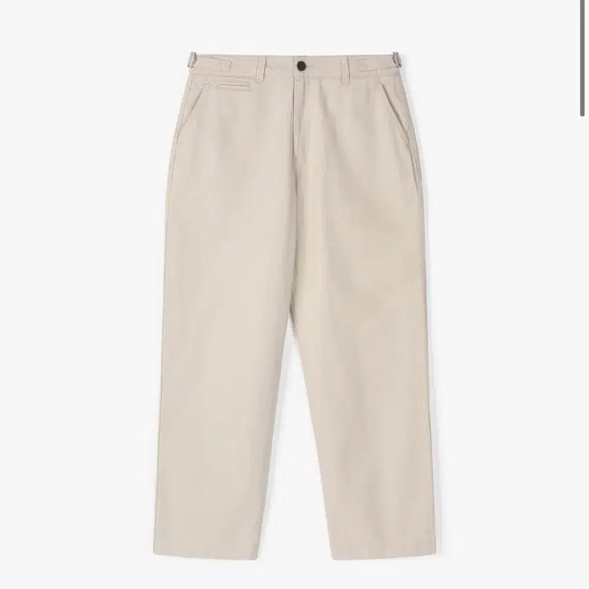 [BUNJANG] Churchill Romper HBT Cotton Pants Vintage Ecru M / 처칠롬퍼 hbt 코튼 팬츠 빈티지 에크루 m