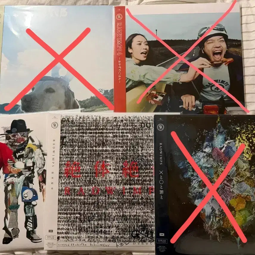 [BUNJANG] RADWIMPS 20th Anniversary LP (Set of 2) Sealed / RADWIMPS 랏도 래드윔프스 20주년 LP (5,6)미개봉