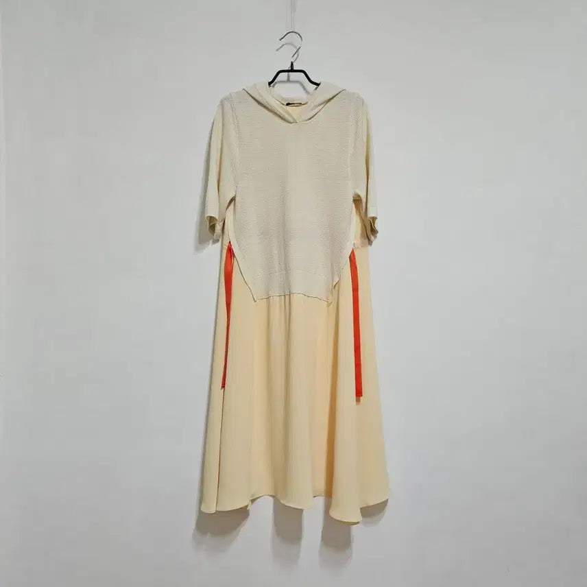 [BUNJANG] Sisley Linen Hooded Dress Beige / 시슬리 린넨 후드원피스