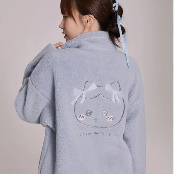 [BUNJANG] SPAO MONZCCI Fleece Hachiware Size M New / 스파오 먼작귀 후리스 하치와레 m 사이즈 새상품