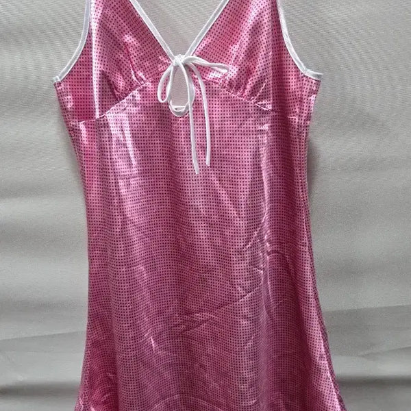 [BUNJANG] Satin Dot Print Slip 90 / 슬립90