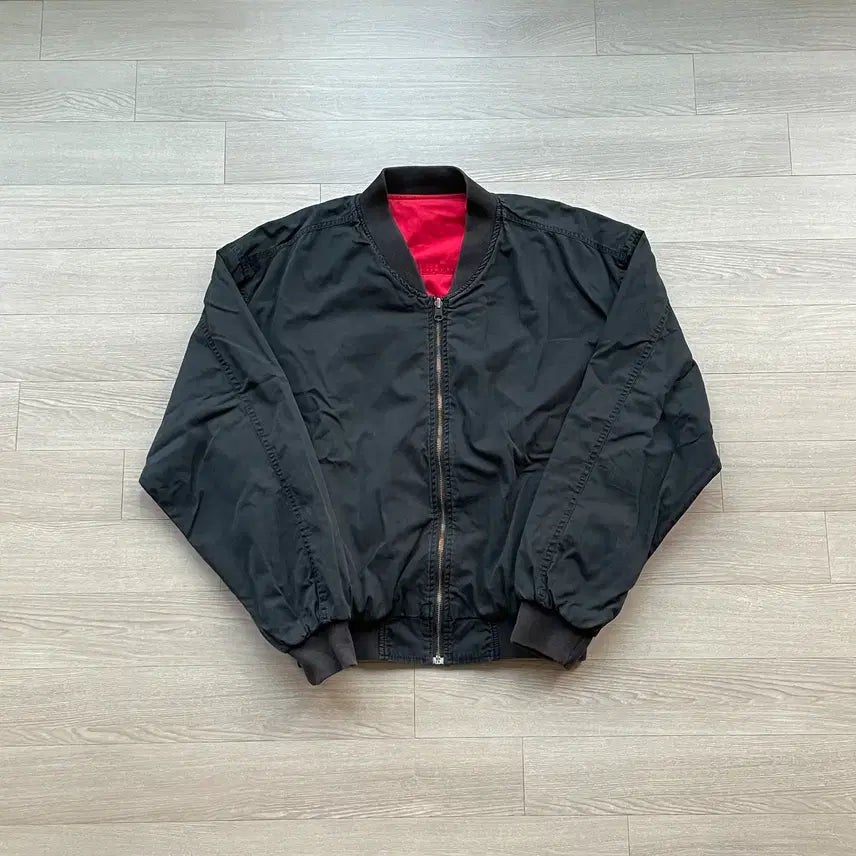 [BUNJANG] Marlboro 90s Reversible Blouson Jacket / 90s 말보로 리버서블 블루종 자켓