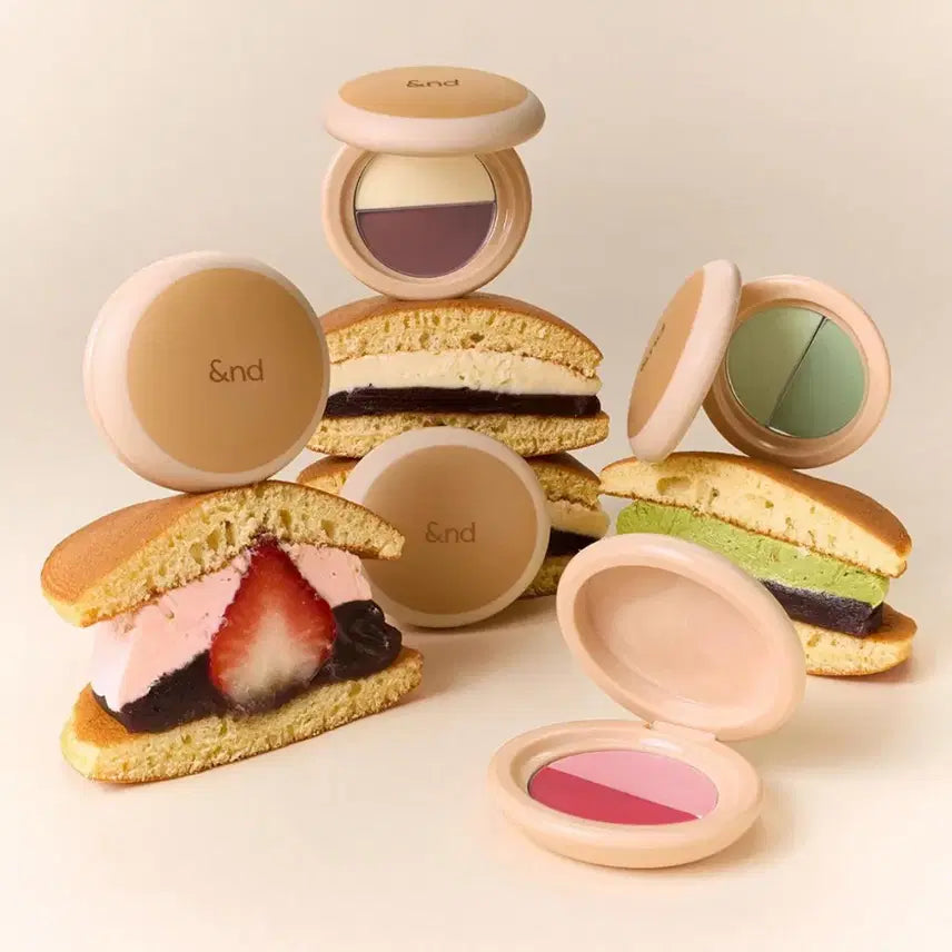 [BUNJANG] AND.BY.ROMAND Dorayaki Lip and Cheek Set / 새상품 3개세트/ 앤드바이롬앤 도라야끼 립 앤 치크