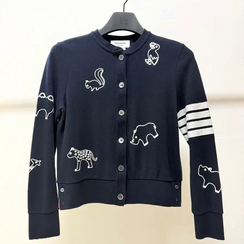 [BUNJANG] Thom Browne Animal Cardigan (Size 42) / 톰브라운 애니멀 가디건 백화점판 [새상품급]