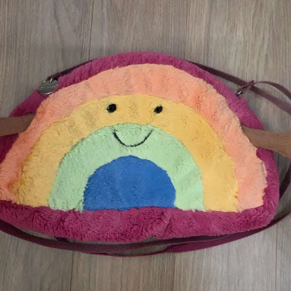 [BUNJANG] Jellycat Rainbow Crossbody Bag / 젤리캣 무지개 크로스백 가방