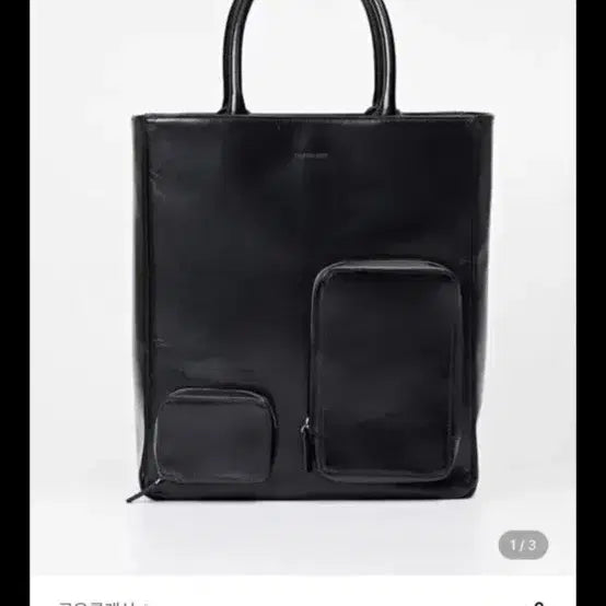 [BUNJANG] LOW CLASSIC New Pocket Tote Bag Dark Brown Leather / (가방정리) 로우 클래식 뉴 포켓 토트백 새상품