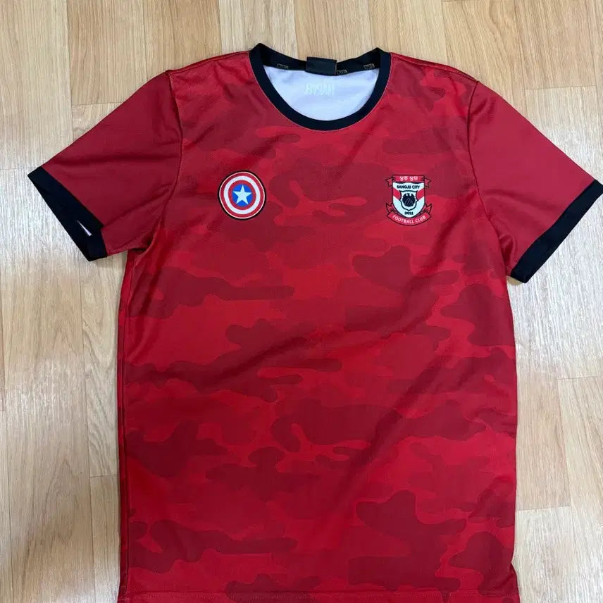 [BUNJANG] Sangju Sangmu Marvel Short Sleeve Training Jersey / 상주상무 마블 반팔 트레이닝복