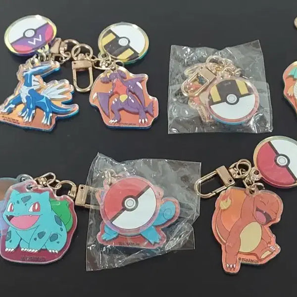 [BUNJANG] Pokemon Action Figure Keychain Collection (10 Types) / 포켓몬스터 피규어 키링 10종