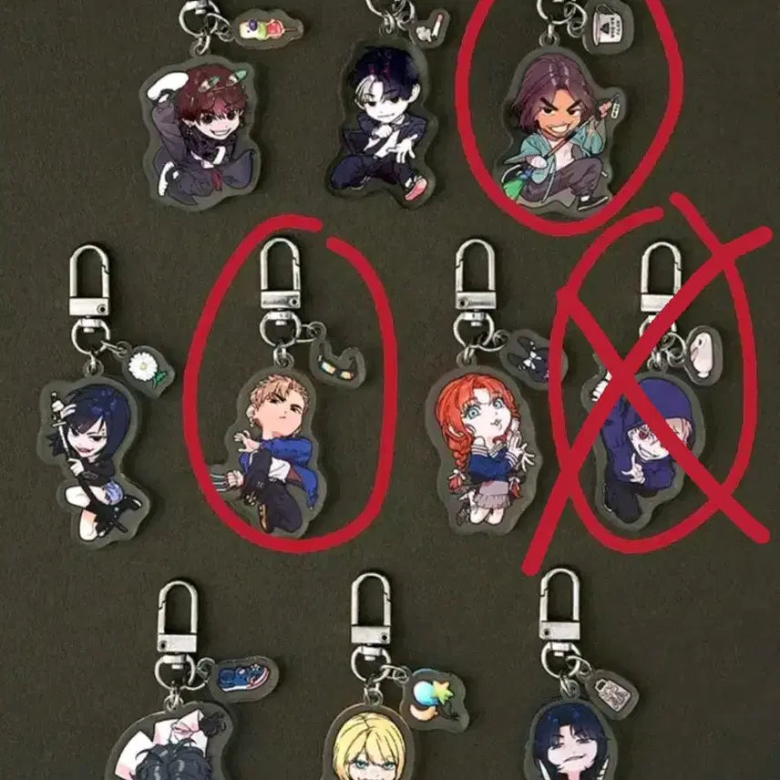 [BUNJANG] Kageyo Gushimon Killer Bedo Keyring / 반택포)킬러배드로 키링 카게오 구시몬