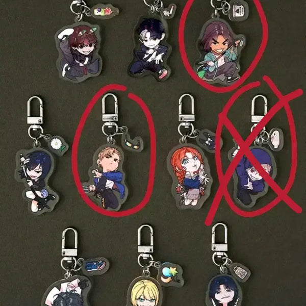 [BUNJANG] Kageyo Gushimon Killer Bedo Keyring / 반택포)킬러배드로 키링 카게오 구시몬