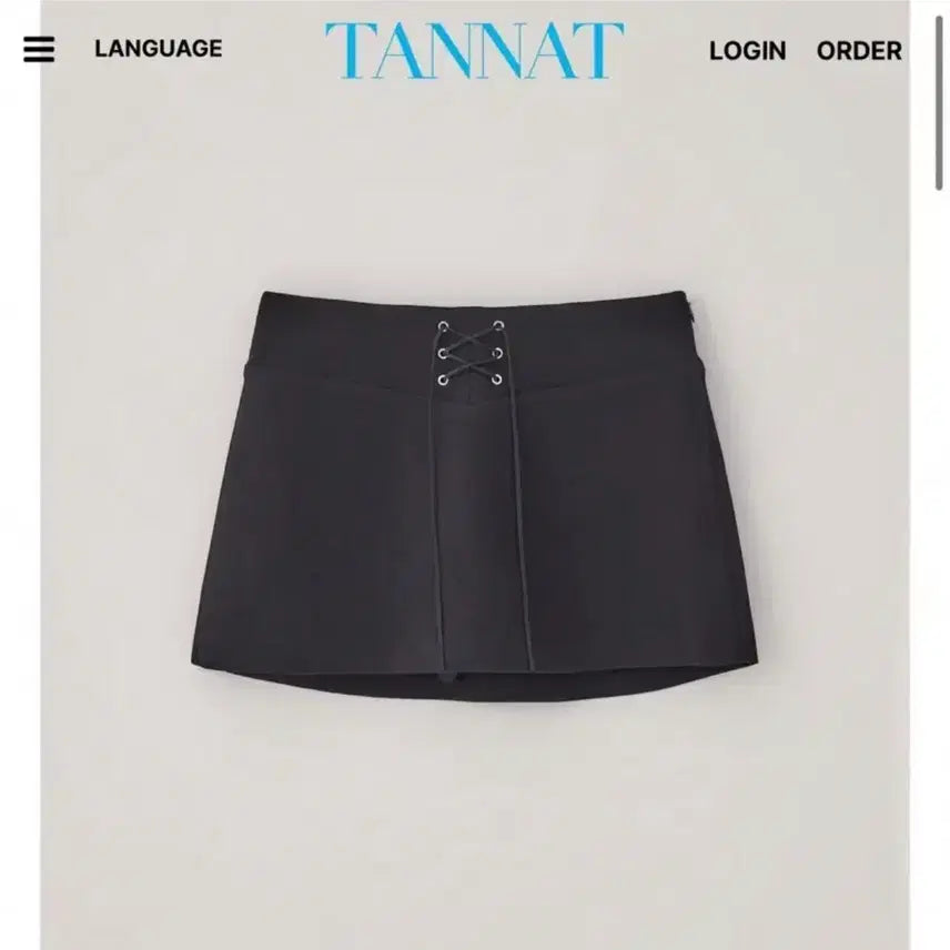 [BUNJANG] Thanat Corset String Skirt / 타낫 코르셋 스트링 스커트
