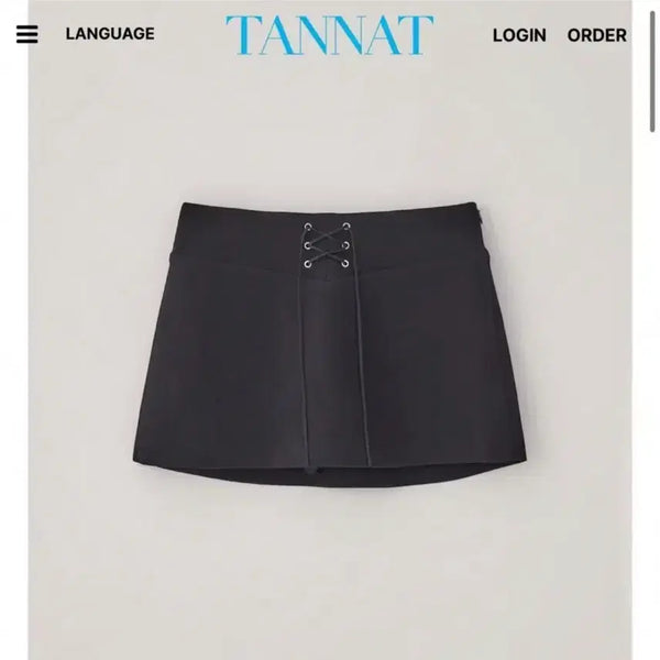 [BUNJANG] Thanat Corset String Skirt / 타낫 코르셋 스트링 스커트