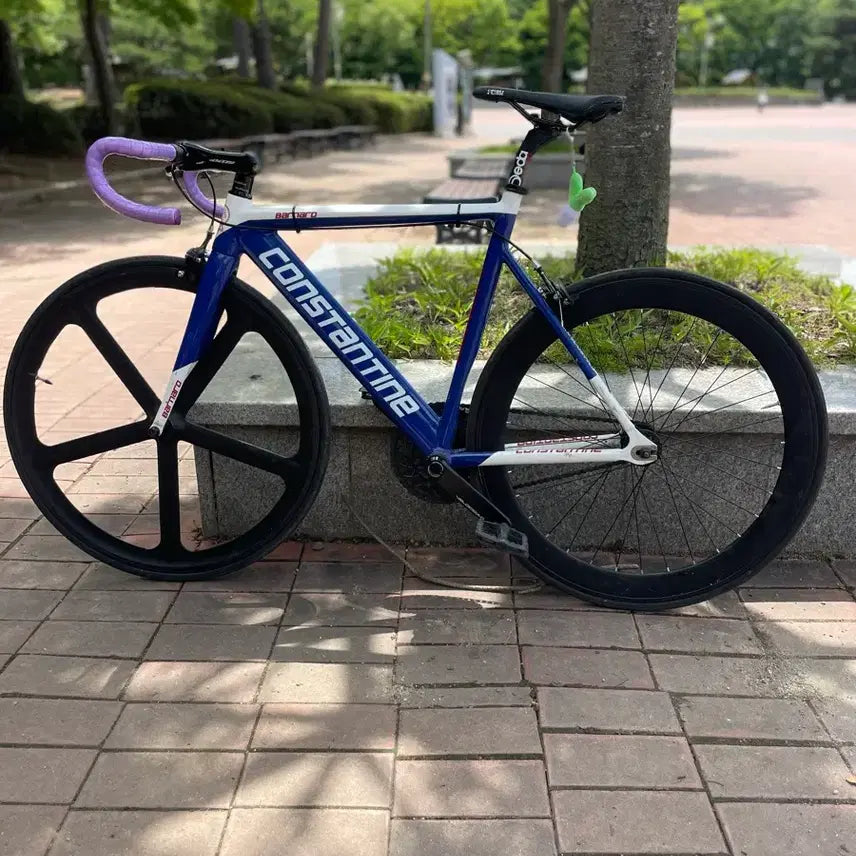 [BUNJANG] Konstantin Pixy Bicycle Blue/White / 콘스탄틴 픽시 자전거 블루/화이트