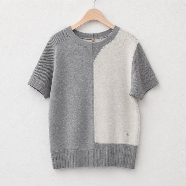 [BUNJANG] Nigel Cabourn Cotton Color Block Half Sleeve Top / [NIGEL CABOURN] 코튼 블럭 하프 슬리브 탑
