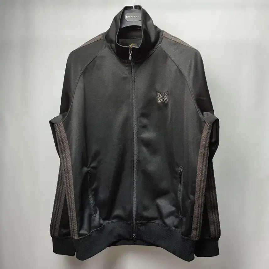 [BUNJANG] Needles Track Jacket Black/Dark Brown L / 니들스 트랙자켓 블랙/다크 브라운 L