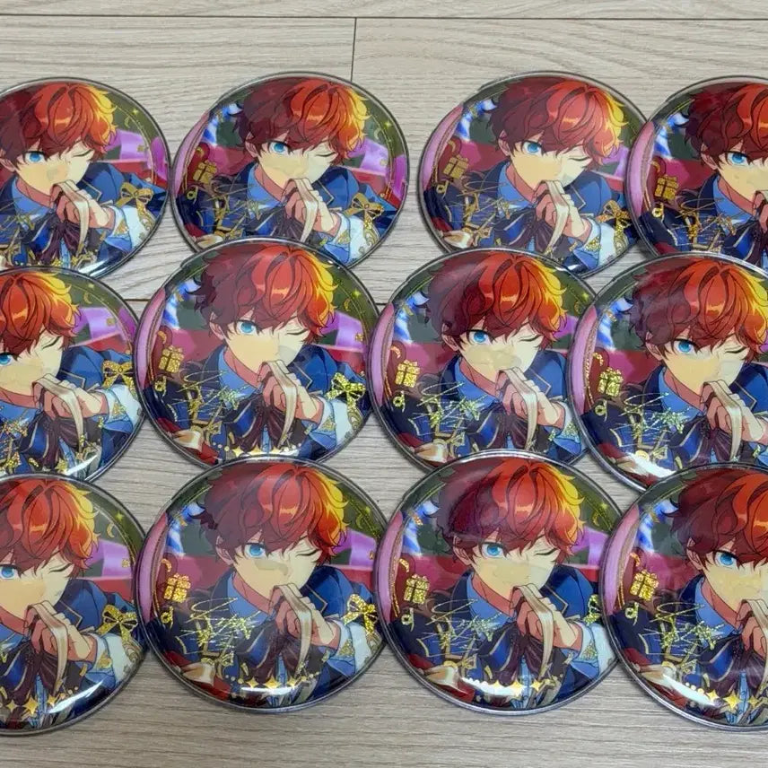 [BUNJANG] Ensemble Stars! Akagi Hiirro 1st Anniversary Chinese Version Badge Bundle Set / 앙상블 스타즈 앙스타 중스타 아마기 히이로 시간의 약속 1주년 뱃지