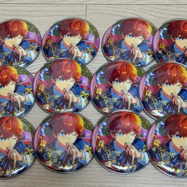 [BUNJANG] Ensemble Stars! Akagi Hiirro 1st Anniversary Chinese Version Badge Bundle Set / 앙상블 스타즈 앙스타 중스타 아마기 히이로 시간의 약속 1주년 뱃지