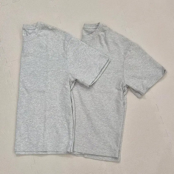 [BUNJANG] Musinsa Standard Woman Half Sleeve T-Shirts (Bundle Set) / 무신사 스탠다드 우먼 여성 반팔 티셔츠 2장 일괄 팝니다